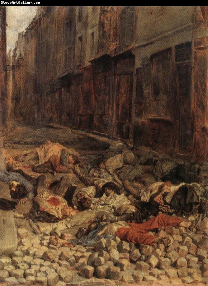 Ernest Meissonier Remembrance of Barricades in June 1848